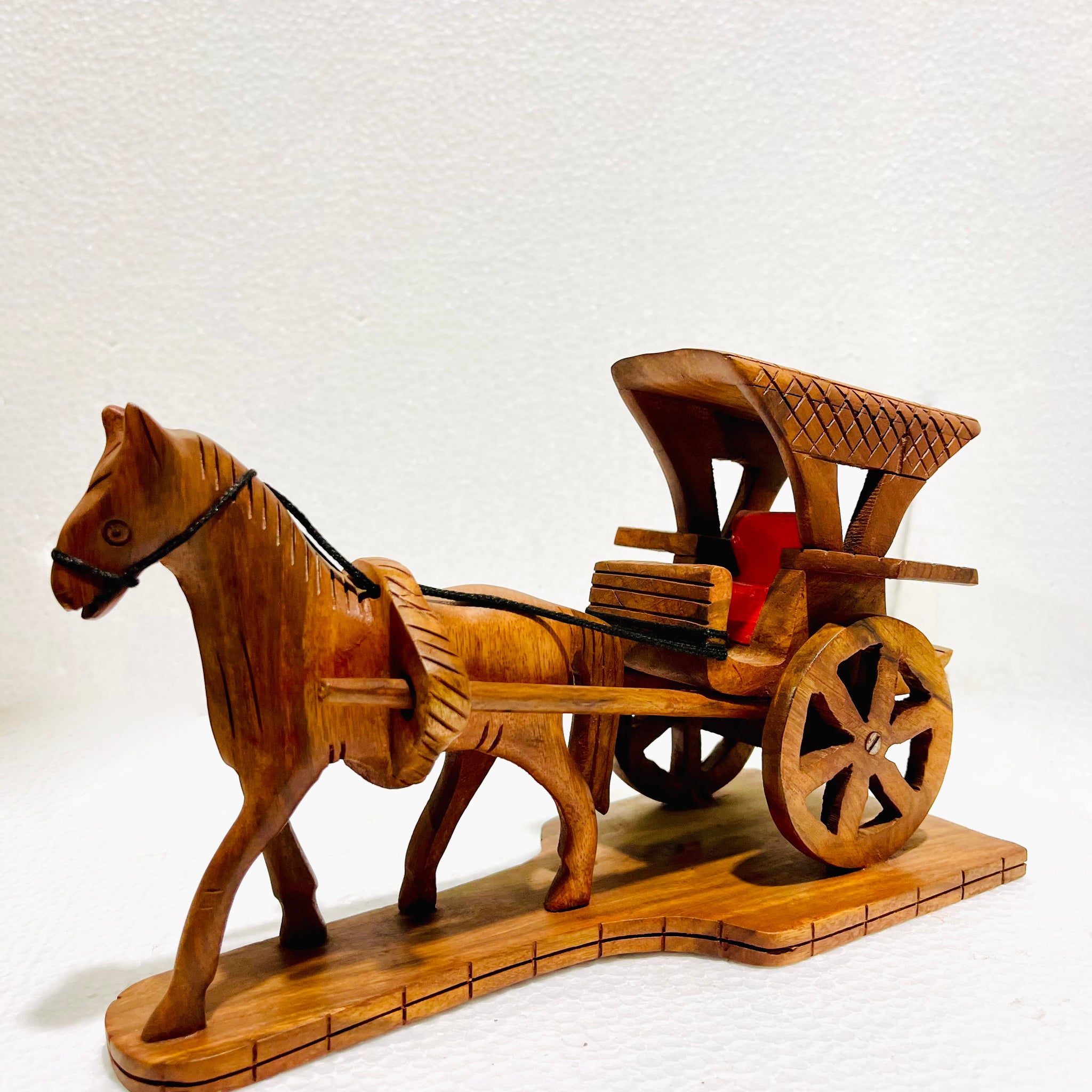 Horse Carriage , Wooden Horse , Horse , Wooden Horse Carriage, Ghora Gari, Decoration Showpiece