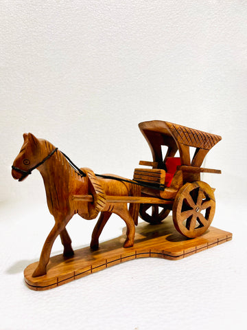 Horse Carriage , Wooden Horse , Horse , Wooden Horse Carriage, Ghora Gari, Decoration Showpiece