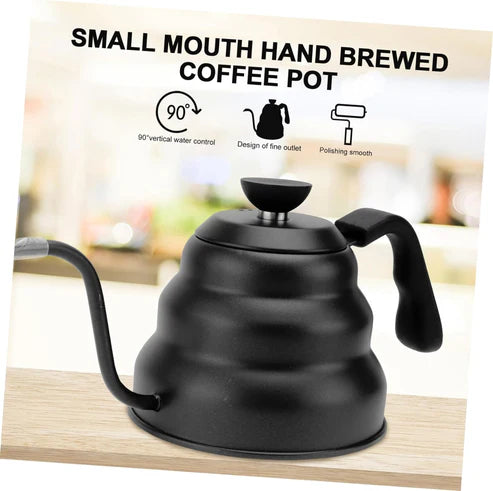 Coffee Drip Kettle Neck Stainless Steel Thin Mouth Gooseneck Cloud Drip Kettle
